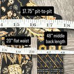 Isabel Marant Etoile Sabba Strappy Bandana Print Midi Dress Black Ochre Size 10 Photo 13