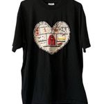 Hanes Embroidered Size XL Women Shirt 90’s Sewn Vintage Made In USA Farm Country Photo 0