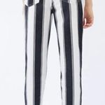 BDG Urban Outfitters Striped High Waisted Tapered Leg Mom Jeans, Size 26 Photo 3