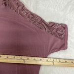 Zenana Outfitters  Pink Asymmetrical Blouse with Lace Photo 3