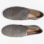 Coach Cameron Studded Suede Slip-On Platform Sneakers Fatigue Brown 5M EU 35 Photo 1