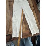 Sundance Sandance Women's White Cotton Blended Straight Leg Pants Size 6 Photo 4