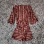 Blue Life  Half Bell‎ Sleeve Wrap Style Romper Red and Yellow Photo 6