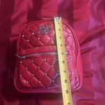 Badgley Mischka  Red Quilted Backpack Photo 9