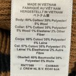 J. Crew Factory Striped Poncho in Heather Camel Black, One Size Photo 5