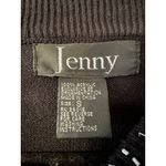 Jenny Black Beaded Embellished Cardigan Sweater Top Women's Small Holiday Y2K Photo 5