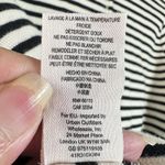 Free People  Striped Knit Blazer Jacket M Black White Nautical Y2K Inspired Photo 12