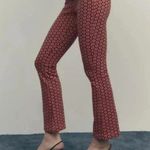 ZARA 4/$25  High Rise Legging Pink Patterned Dots Retro Pants Sz S Photo 1
