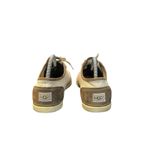 UGG  Australia Hally Suede Leather Canvas Sneakers Sheepskin Sneaker Women's 10 Photo 3