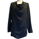 BLANK NYC NWT Moto Style Draped Black Jacket Sz S Photo 1