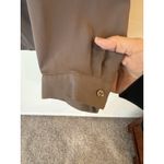 Violet+Claire Violet and Clare Woman's Small Gray Long Sleeved High-Low button up blouse top Photo 3