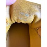 Vince Copley Shoes Women's sz 8 Mustard Yellow White Suede Platform Low Lace Up Photo 9