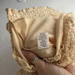 Merona Sleeveless Lace Top Vintage 16W 18W Beige Cream Scalloped V Neck Fairy Photo 6