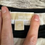 Michael Kors Michael MK Women's Sweater Shirt White Black XS Extra Small Dolman Photo 7