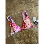 Macy's Salt + Cove Tie-Dye Wide-Strap Bikini Top Size Large Photo 3
