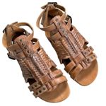 Bed Stu EUC  Leather Claire Caged Sandals
Tan Size 8 Photo 1