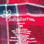 Croft & Barrow  red plaid 2 piece pj set Photo 3