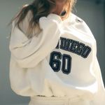 ZARA  White Varsity San Diego Sweatshirt Sz S Photo 7