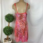 Natori  Red Print Sleeveless Slip Sleep Dress M Photo 1
