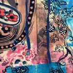 Kaktus colorful tie Dye Hoodie Blue Women's Size M Size M Photo 1