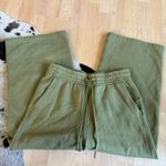 Lululemon Loungeful High-Rise Wide Leg Crop Pants In Bronze Green Size 6 Photo 2