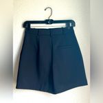 ZARA High-Waisted Gold Button Shorts Photo 4