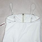 frankie's bikinis Flash High Leg White Zip One Piece Photo 8