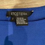Etcetera blue cold shoulder top Photo 1