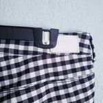 Guess  White and Black Gingham Low Rise Skinny Photo 3