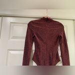 Bardot NWT  Glittery Dark Red Bodysuit Size XS US Size 2 Photo 7