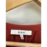 Ro & De  Women Boho Blouse Size S Burnt Orange Long Sleeve Peasant Photo 6