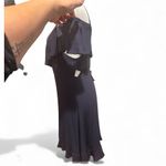 cupcakes & cashmere Navy Blue Ruffle Mini Wrap Dress 6 Photo 4