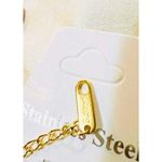 18K Gold Plated turquoise Herringbone necklace Snake Womens Jewelry Photo 9