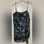 Halston Heritage NWT  Silk Blouse Asymmetric Spaghetti Strap Top size L Photo 2