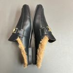 Madden Girl Brinly Womens Loafers Mules Size 8.5 Faux Leather Faux Fur Slip On Photo 5