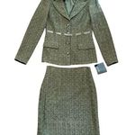 Rickie Freeman TERI JON two piece skirt suit, size 2, NWT Green Photo 0