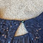 City Triangles  Navy Blue Lace Sequin Dress SIZE 13 Photo 4