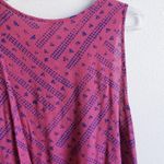 Free People  Look Through Pink Fruit Punch Combo Crinkle Bohemian Top Photo 6