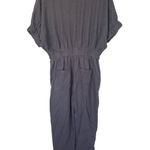 Baltic Born Heidi Jumpsuit in Dark Slate Linen Blend Photo 3