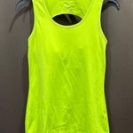 Gaiam  Neon Green Women's Tank Top, Removable Pads, Size Small Photo 0