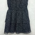 EXPRESS Women's Polka Dot Smocked-Waist Flutter-Sleeve Midi Dress Sz Small Photo 6