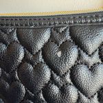 Betsey Johnson Heart Wristlet Small Handbag With Red Gingham Print Photo 3