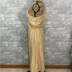 Indigo Rein  Faux Wrap Yellow Stripe Dress Photo 1