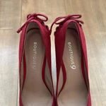 Boutique 9 Kaymen Sexy Red Lace Up Pumps Heels Sz 8.5 Photo 6