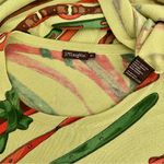 J. McLaughlin  Green Belt Equestrian Crew Neck Sweater, Size M Photo 2