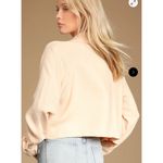 Lulus  Blazer Womens Medium Tan Orange Positively Chic Linen Blend Crop Jacket Photo 3