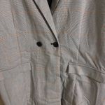 Abercrombie & Fitch NWT Grey Plaid Long Length Career Blazer XL Photo 8