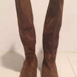 Suede Boots Brown Size 7 Photo 1
