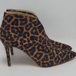 Jessica Simpson  Taveli Womens Leopard Print High Heel Pointed Toe Booties Size 9 Photo 0