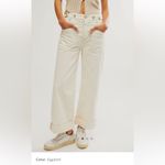 Free People  Palmer Jeans in Eggshell Photo 2